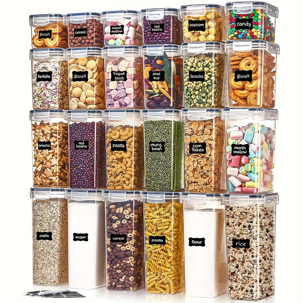 Kitchen Baking Tins - Set di 24 Contenitori per Alimenti: