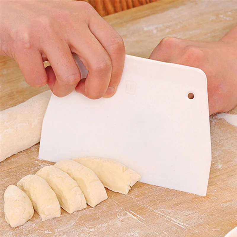 Bench Scraper Dough - 1 Raschietto per Impasto in Plastica,