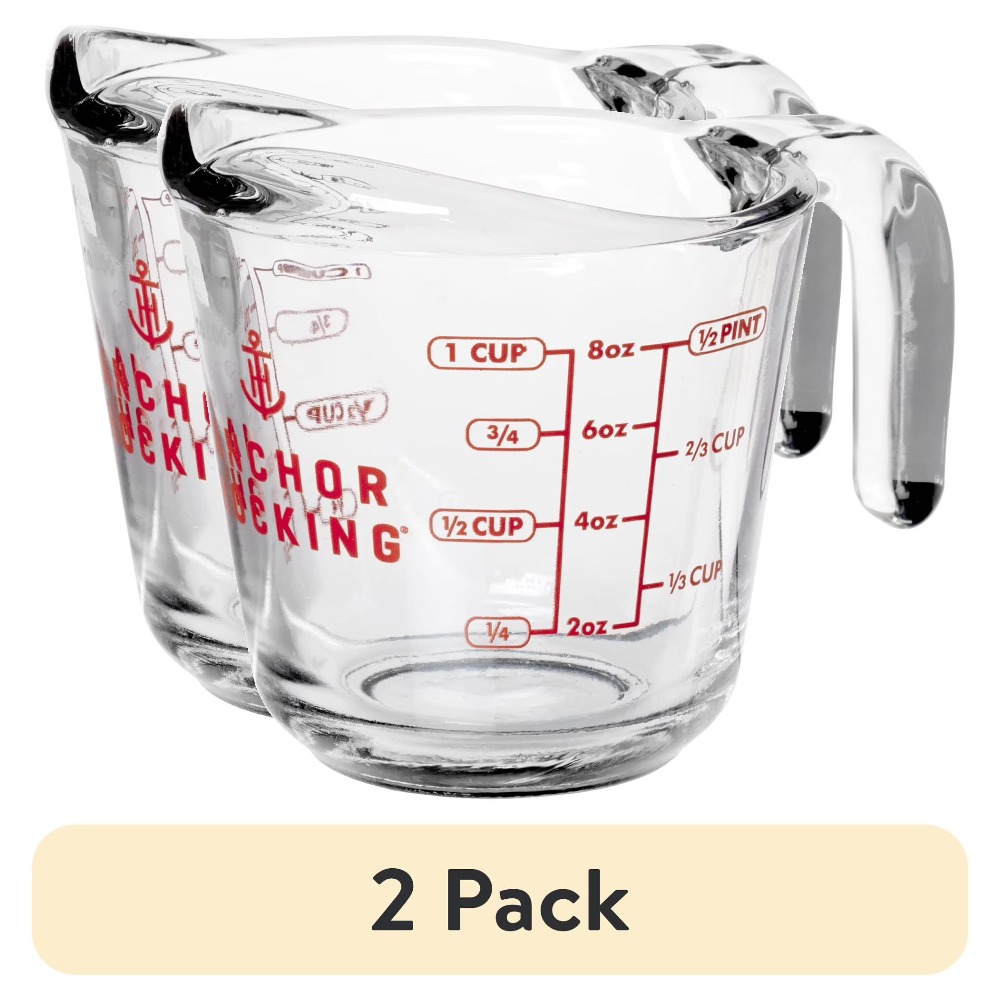 Baking In Kitchen - Set di 2 misurini in vetro