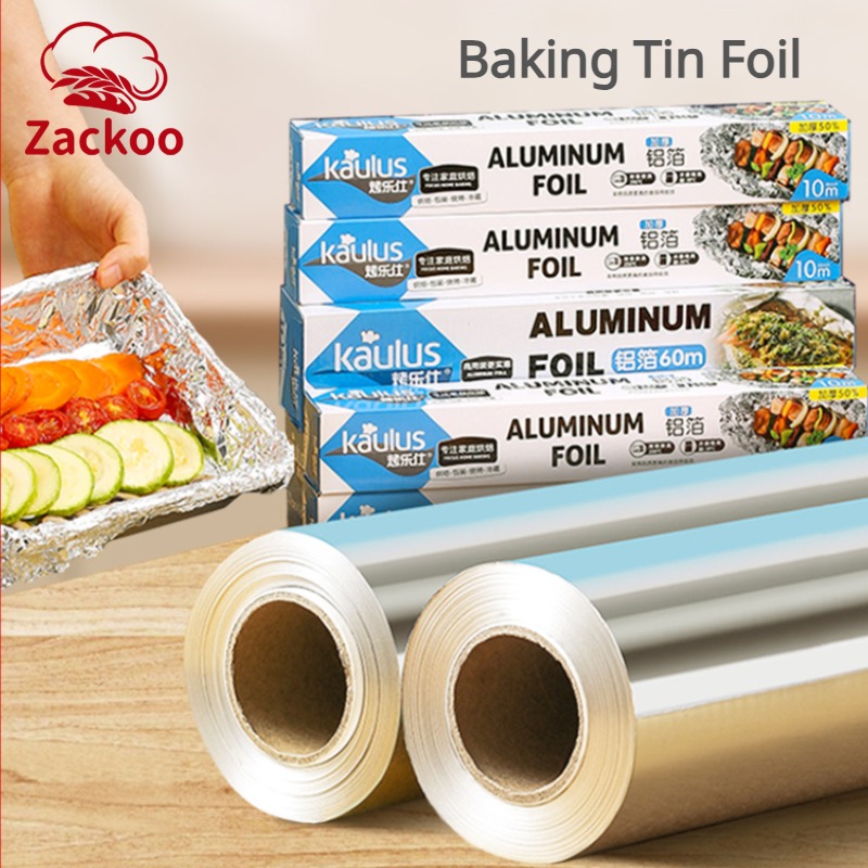 Kitchen Baking Tins - Zackoo 10/20/40M Foglio di Alluminio per