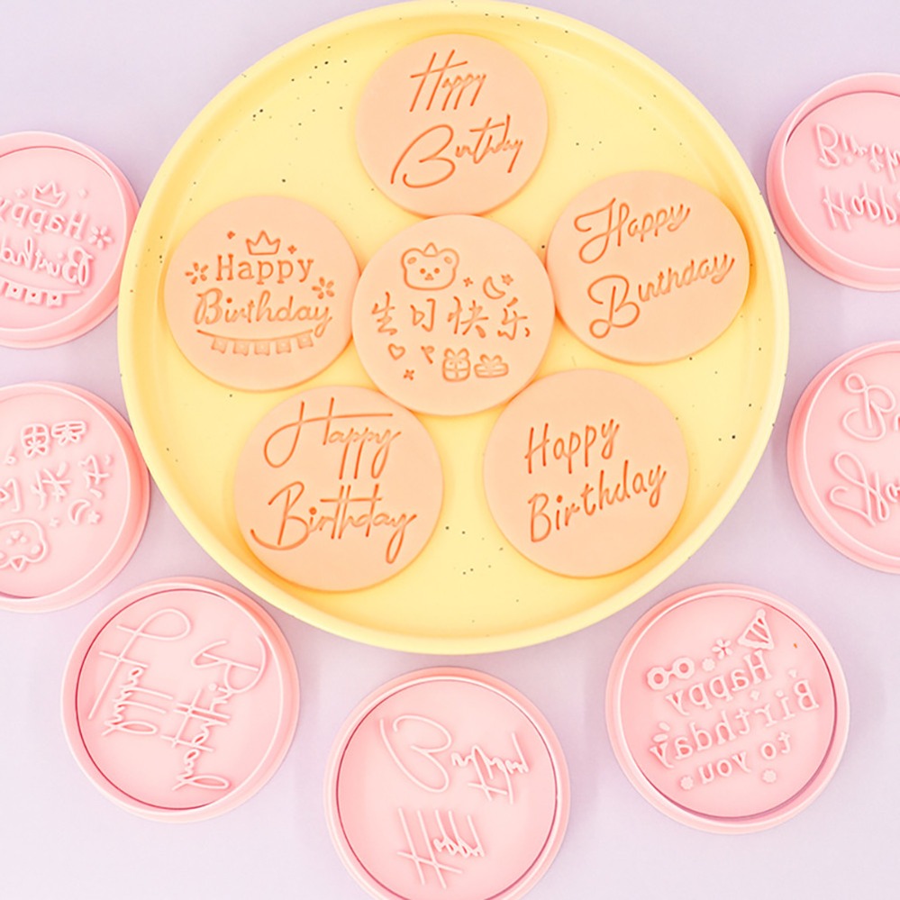 Kitchen Baking Items - Stampini per Biscotti 'Buon Compleanno', Stampi