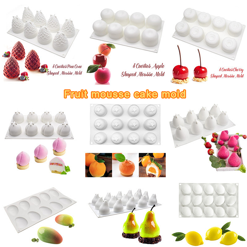Kitchen Tools For Baking - Stampo in Silicone Alimentare Serie Frutta