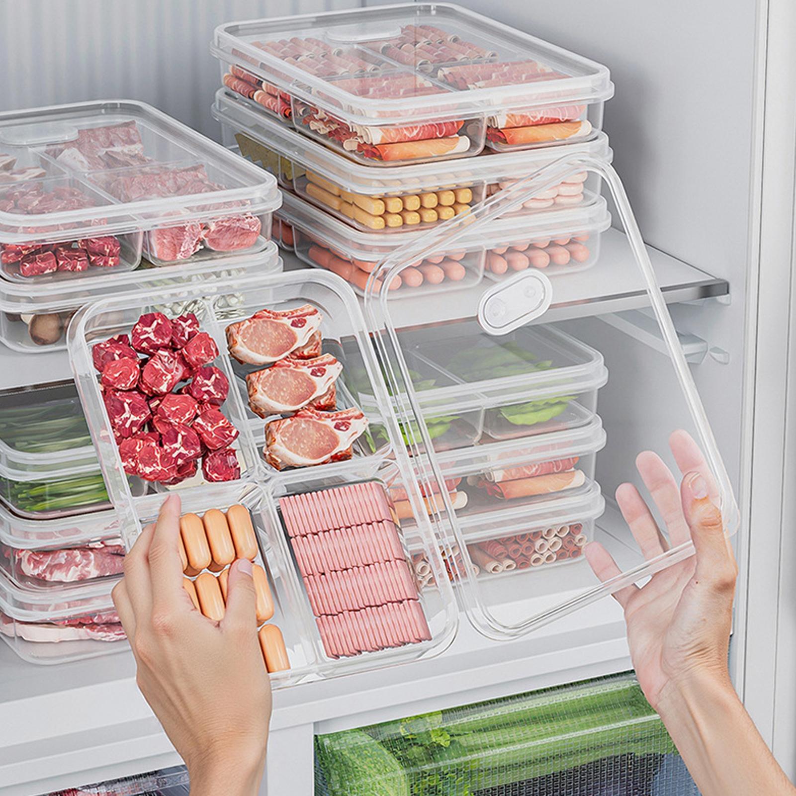 Kitchen Baking Tins - Contenitore per Frigorifero, Scatola Trasparente per