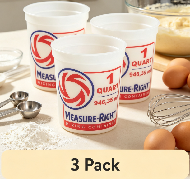 Baking In Kitchen - Contenitore Rotondo in Plastica per Miscelazione,