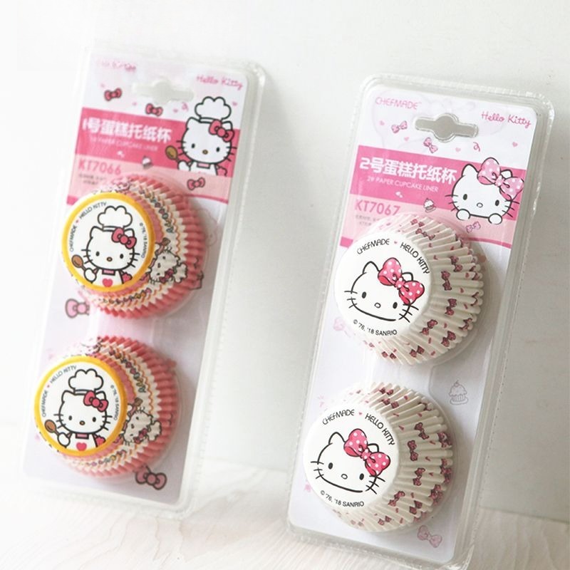 Kitchen Baking Items - Pirottini per Cupcake con Stampa Hello