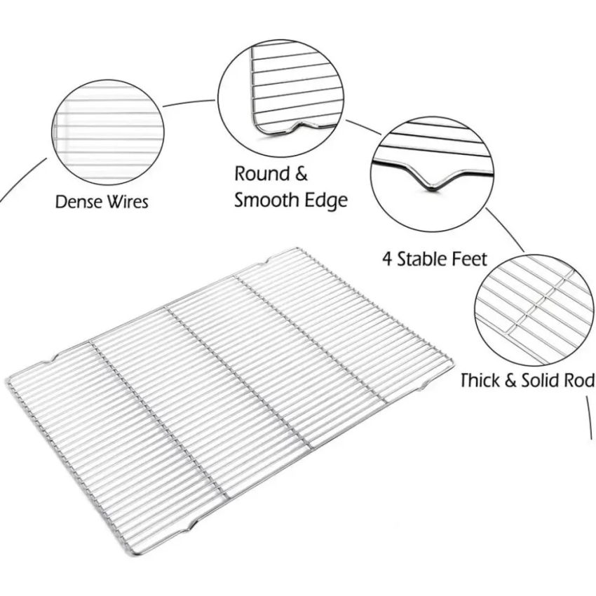 Set di Teglie da Forno in Acci - Kitchen Baking Tray Set recensione e prezzo