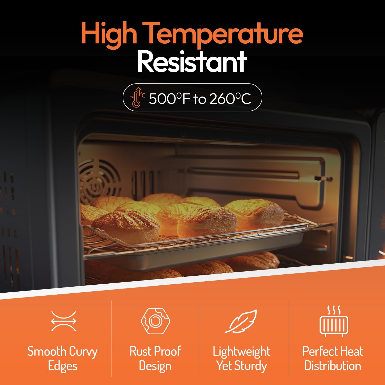 Set di teglie da forno in allu - Kitchen Baking Pans recensione e prezzo
