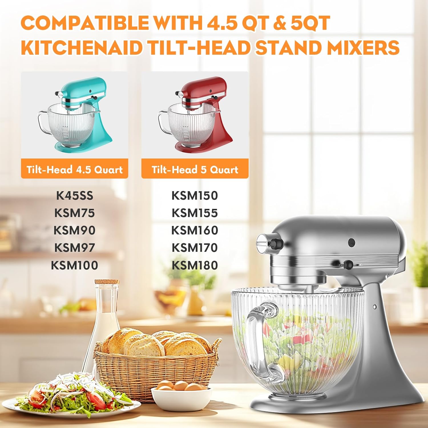 GVODE Ciotola in vetro per mix - Stand Mixer Bowl recensione e prezzo