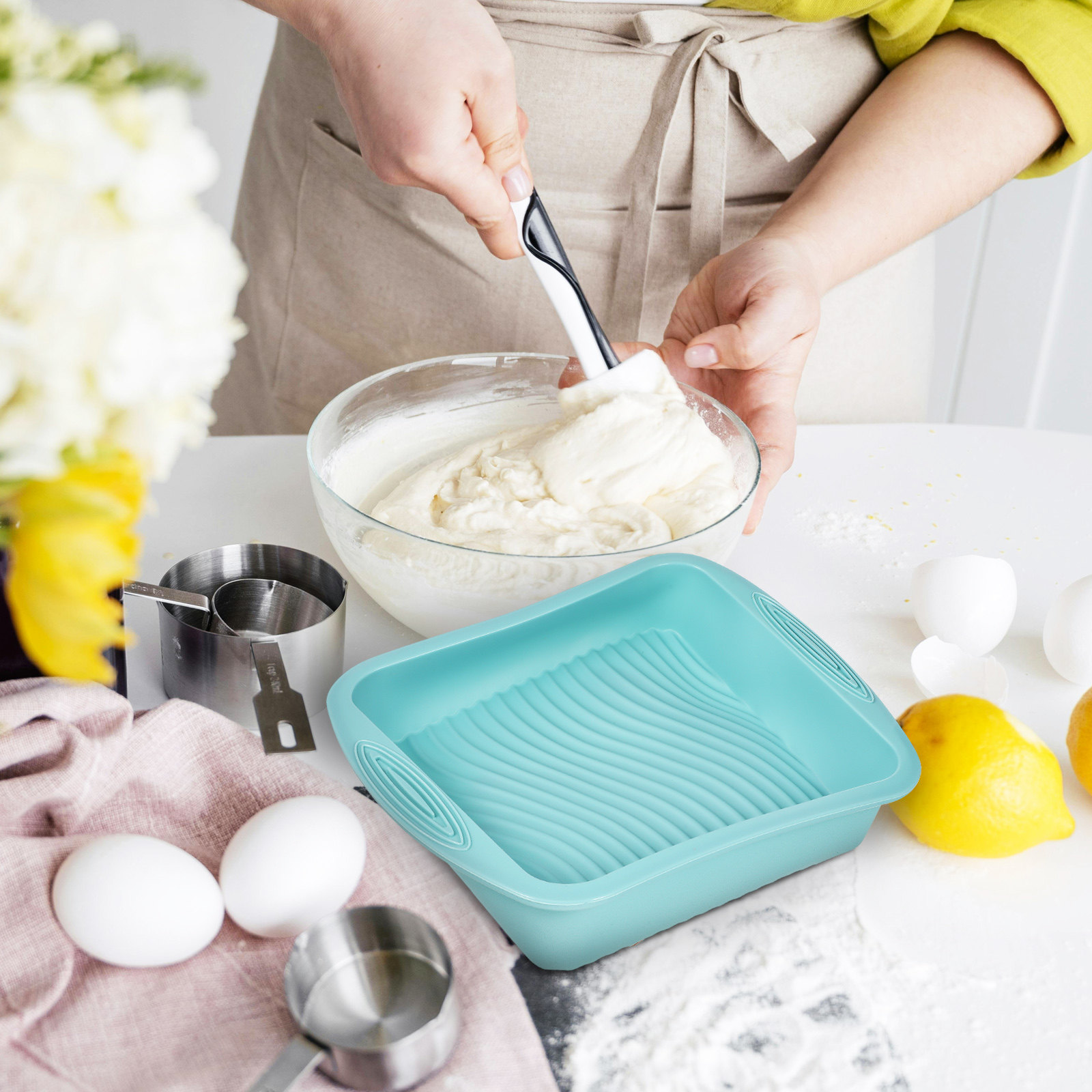 Stampo Quadrato in Silicone pe - Kitchen Baking Tins recensione e prezzo